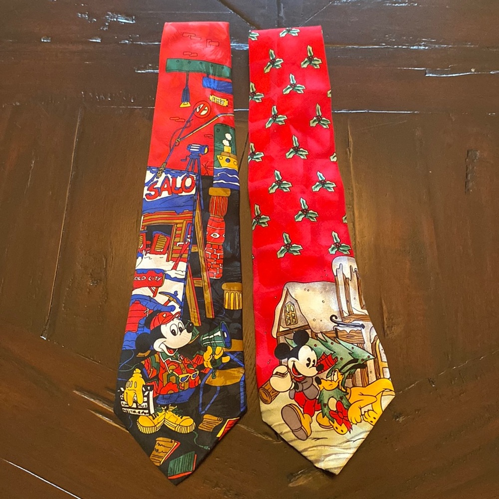 2 Vintage DISNEY ties.